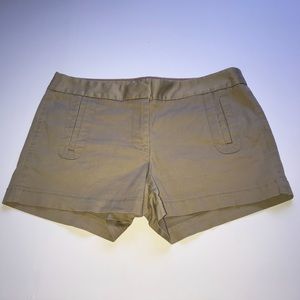 J.Crew khaki shorts with pockets